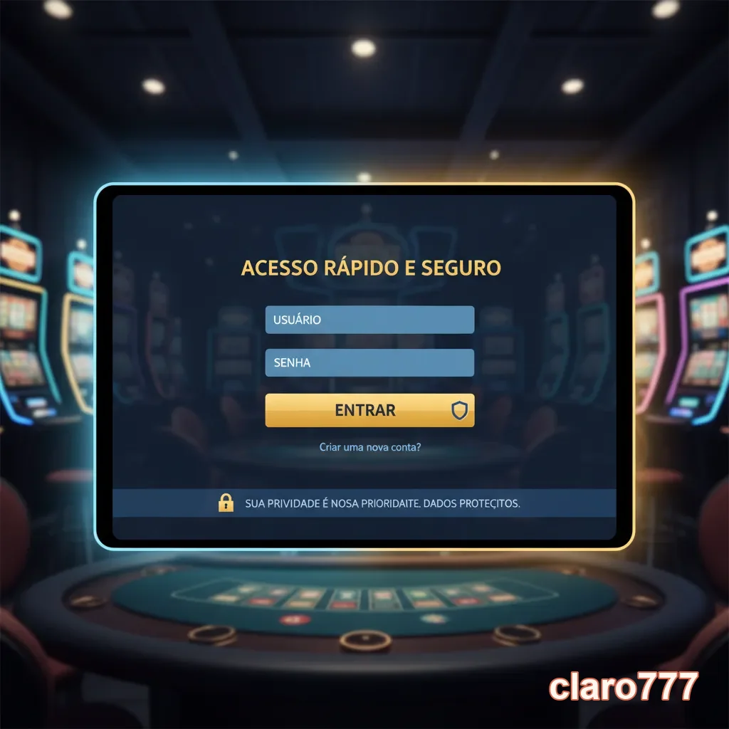 Ilustração de Explore ofertas VIP e slots na claro777