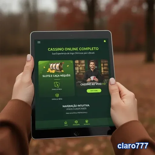 Apresentação do aplicativo cassino claro777 em dispositivos móveis