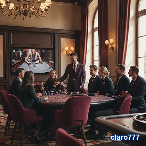 Jogadores animados em mesas de cassino ao vivo